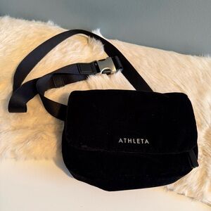 Athleta All About Revive Velvet Waist Bag